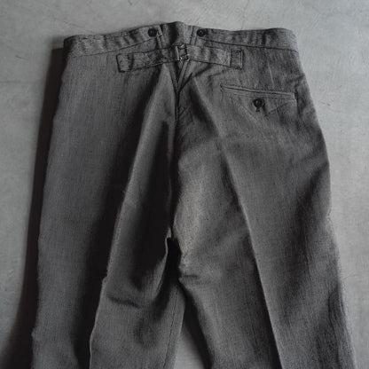 TENNIS - COUTIL MICRO RAYURE - CHARCOAL