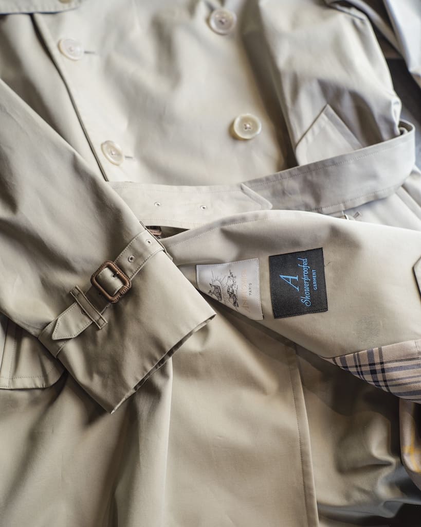 TRENCH COAT for LADIES - COTTON GABARDINE - BEIGE