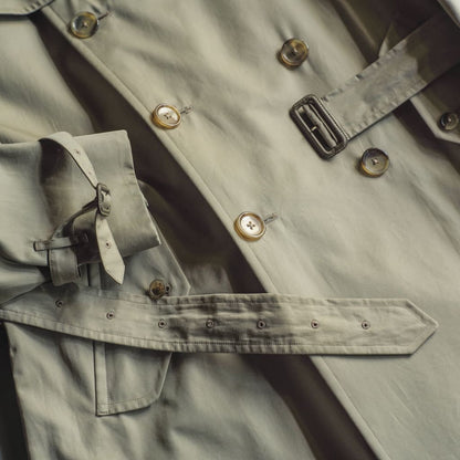 TRENCH COAT - COTTON GABARDINE - BEIGE