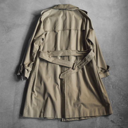 TRENCH COAT - COTTON GABARDINE - BEIGE
