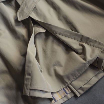 TRENCH COAT - COTTON GABARDINE - BEIGE