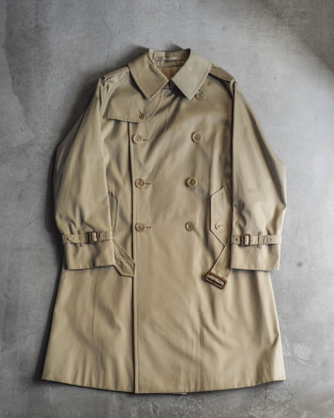 TRENCH COAT for LADIES - COTTON GABARDINE - BEIGE – ANATOMICA