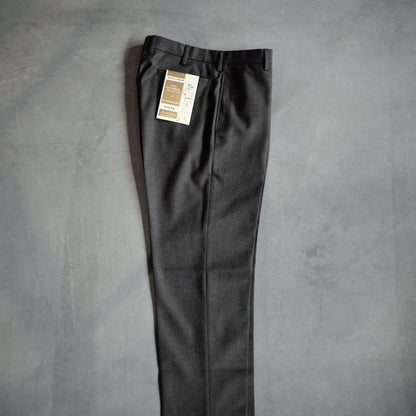 TRIM FIT PANTS Ⅲ - WOOL SERGE - CHARCOAL