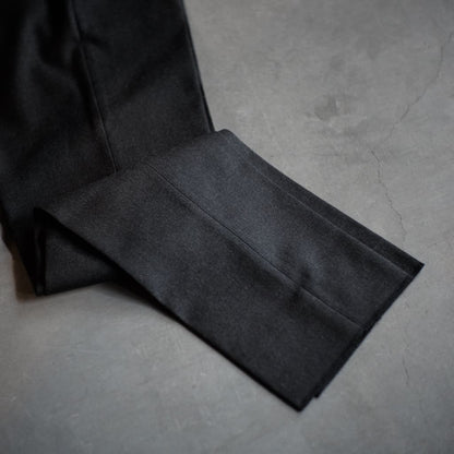 TRIM FIT PANTS Ⅲ - WOOL SERGE - CHARCOAL