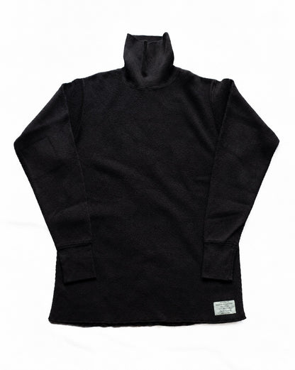 TURTLE NECK THERMAL - COTTON - NATURAL & BLACK