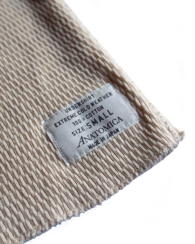 TURTLE NECK THERMAL - COTTON - NATURAL & BLACK