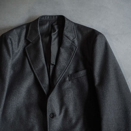 UNIVERSITY JACKET - WOOL SERGE - CHARCOAL