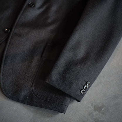 UNIVERSITY JACKET - WOOL SERGE - CHARCOAL