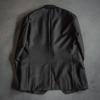 UNIVERSITY JACKET - WOOL SERGE - CHARCOAL