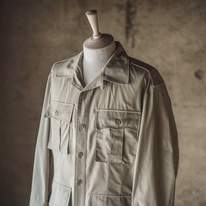 USAF BUSH JACKET - COTTON POPRIN - BEIGE