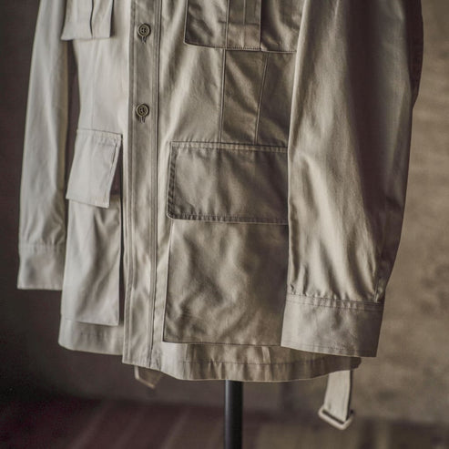 USAF BUSH JACKET - COTTON POPRIN - BEIGE – ANATOMICA KYOTO アナトミカ京都