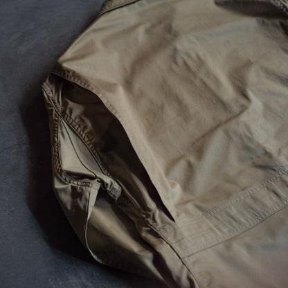 USN FLIGHT JACKET - COTTON POPRIN - BEIGE & NAVY