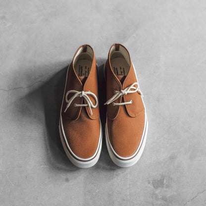 WAKOUWA CHUKKA - BROWN CANVAS - WHITE SOLE