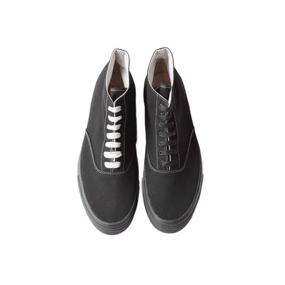 WAKOUWA HIGH CUT - BLACK CANVAS - BLACK SOLE