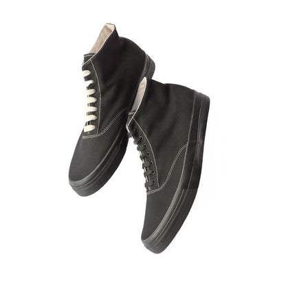 WAKOUWA HIGH CUT - BLACK CANVAS - BLACK SOLE