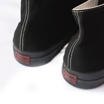 WAKOUWA HIGH CUT - BLACK CANVAS - BLACK SOLE
