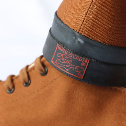 WAKOUWA HIGH CUT - BROWN CANVAS - BLACK SOLE