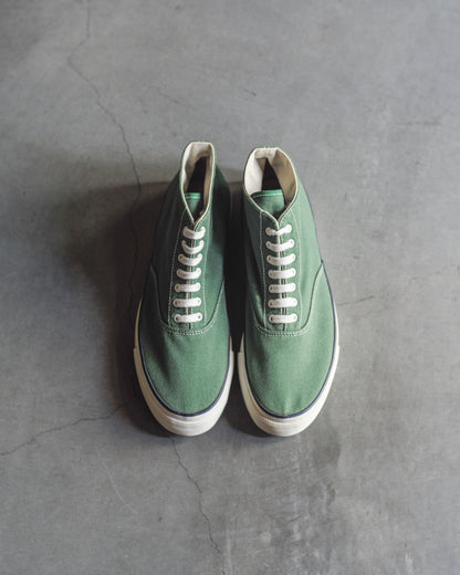 WAKOUWA HIGH CUT - GREEN CANVAS - WHITE SOLE
