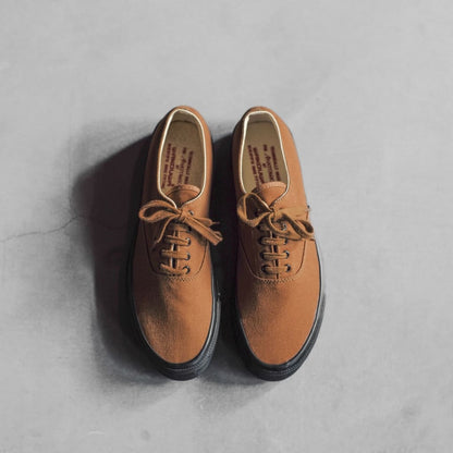 WAKOUWA LOW CUT - BROWN CANVAS - BLACK SOLE