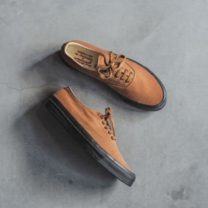 WAKOUWA LOW CUT - BROWN CANVAS - BLACK SOLE