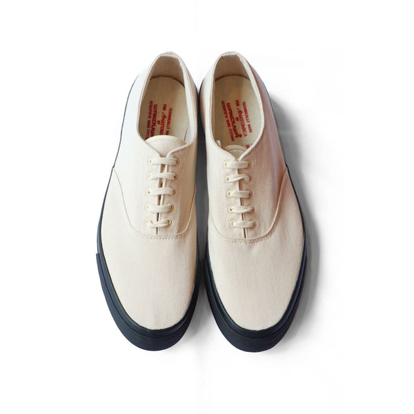 WAKOUWA LOW CUT - NATURAL CANVAS - BLACK SOLE – ANATOMICA KYOTO