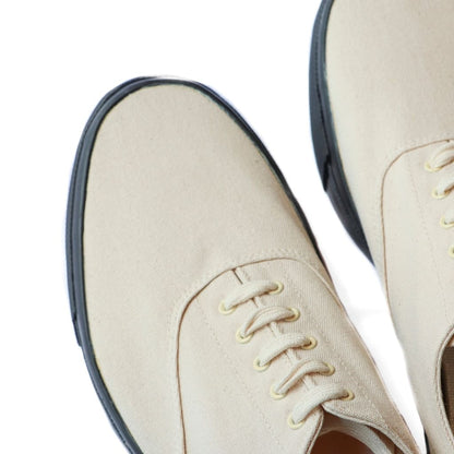 WAKOUWA LOW CUT - NATURAL CANVAS - BLACK SOLE