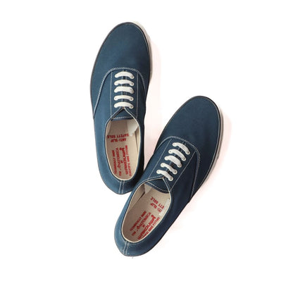 WAKOUWA LOW CUT - NAVY CANVAS - WHITE SOLE