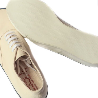 WAKOUWA LOW CUT - WHITE CANVAS - WHITE SOLE