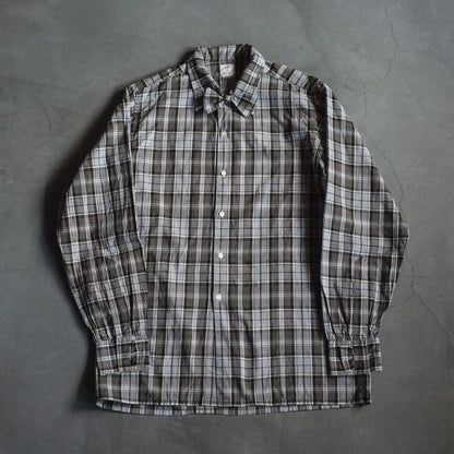 WEEKEND SHIRT - COTTON - GREY CHECK