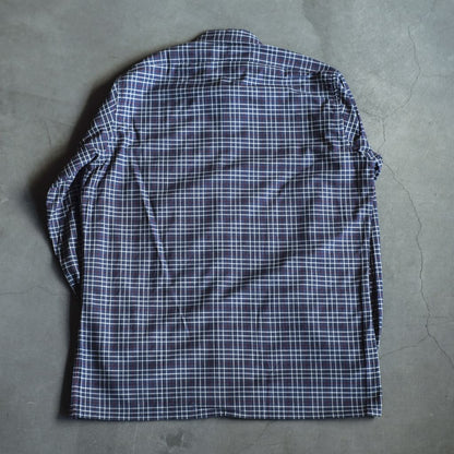 WEEKEND SHIRT - COTTON - NAVY WINDOW CHECK