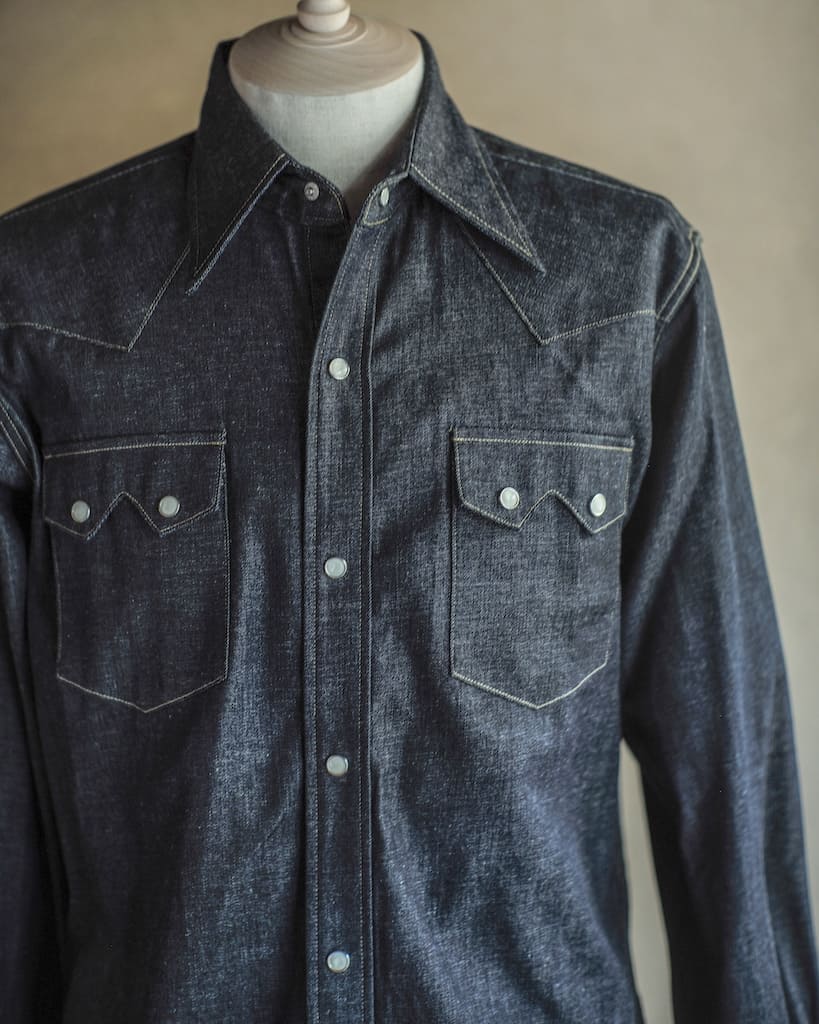 HARRISON SHIRT - NON WASH DENIM - INDIGO