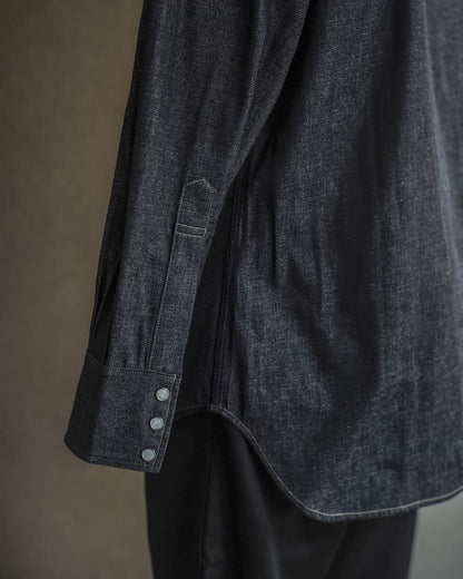 HARRISON SHIRT - NON WASH DENIM - INDIGO