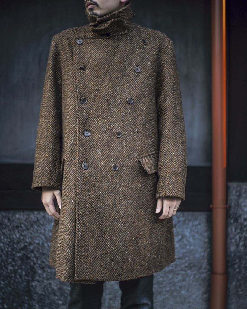 WINSTON - HERRING BONE TWEED - BROWN