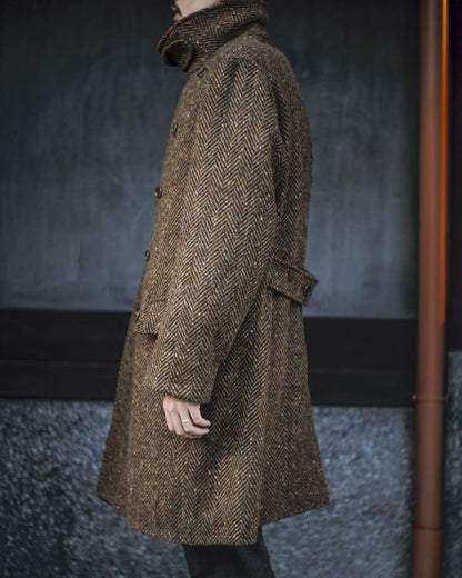 WINSTON - HERRING BONE TWEED - BROWN